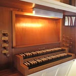 Orgel Twistringen, Spieltisch (Großbild ca.140 KB).