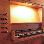 Orgel Vogelbeck, Spieltisch