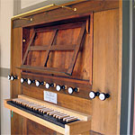 Orgel Zobbenitz, Spieltisch